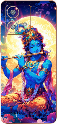 yug emporium Motorola Edge 40 Neo Shri Krishna Engage Premium Theme Full Back & Side Coverage Mobile Skin(Multicolor)