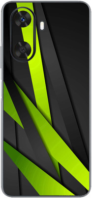 FCS Huawei Enjoy 60 Printed Back skin Mobile Skin(Green Texture)