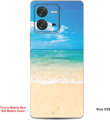 VYBE The Smart Choice Vivo V25 Naturel Mobile Skin(Denim Blue, White 4)