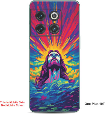 VYBE The Smart Choice One Plus 10T Art Embossed Mobile Skin(Lightning Yellow A10)