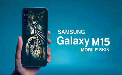 TJ CREATION SAMSUNG Galaxy M15 5G Mobile Skin(Ulltra Super Dream Cycle Skin With High Matte Finish., Mobile Skin (Back+Side+Camera))