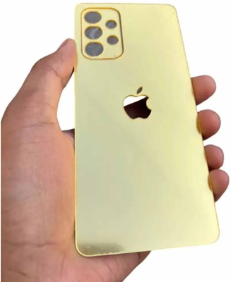 MOBIFONIC SAMSUNG GALAXY A33 5G MIRROR BACK PANNEL Mobile Skin(Gold)