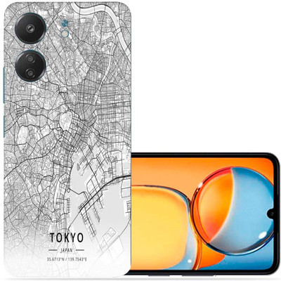 WeCre8 Skin's WeCre8 Skin's Xiaomi Redmi 13C 4G Mobile Skin(Tokyo Map)
