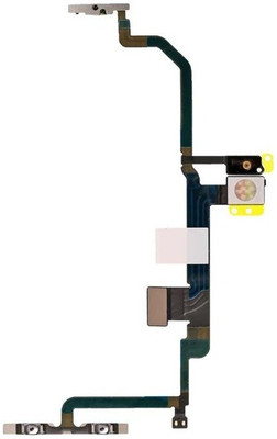 Sandreezz Power Button & Flashlight Flex Cable with Brackets for Apple iPhone 8 Plus Volume Button Flex Cable