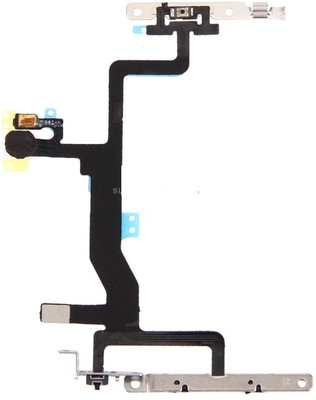 Sandreezz Power Button & Flashlight Flex Cable with Brackets for Apple iPhone 6s Volume Button Flex Cable