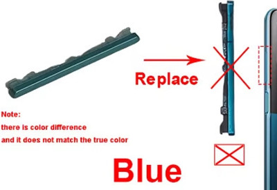 imbi External Switch m3 Pro Blue Xiaomi Poco M3 Pro Power ON/OFF Button