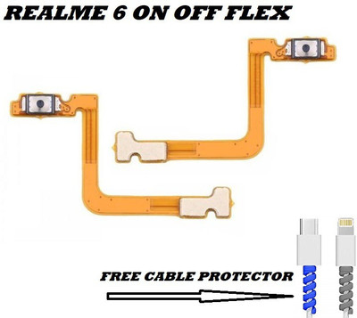 WowMax Power & On-off Button/patta/key/ Flex Cable for REALME 6 REALME 6 POWER & ON OFF PATTA Power ON/OFF Button