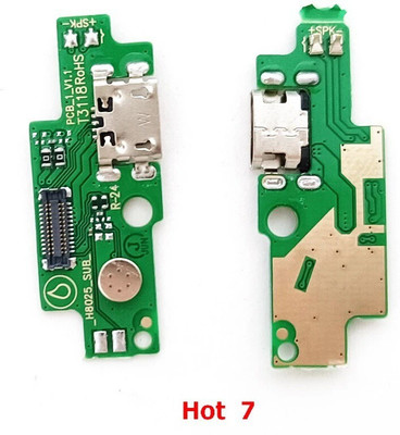 Purplesavvy INFINIX HOT 7 COMPLETE FLEX INFINIX HOT 7 CHARGING BOARD Charging Connector Flex cable