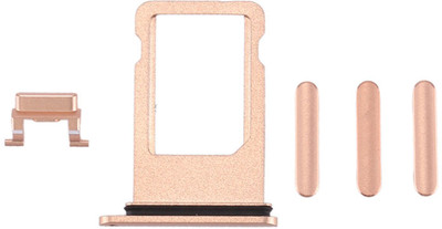 Anonymous 7 Gold__ Apple iPhone 7 Gold Outer Sim Tray With Side Volume And Power ON/OFF Button