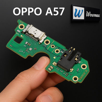WowMax Charging Connector PCB Board for OPPO A57 5G | Type-C Port & Mic A57 5G Charging PCB Complete Flex