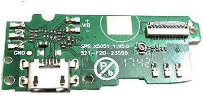 Shinzo USB Charging Port Mic Board Jack Connector Compatible with Micromax Canvas 1 (C1) 2017 Model OG - Charging PCB Complete Flex