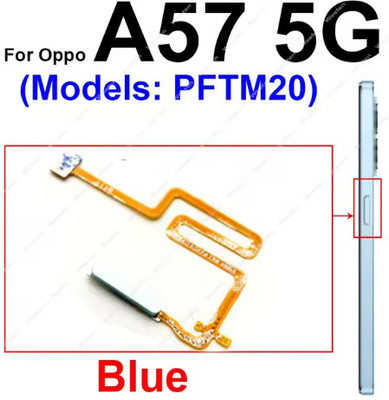 imbi Fingerprint Sensor A57 5G Blue Oppo A57 5G Fingerprint Sensor with Flex Cable Fingerprint Sensor Flex cable
