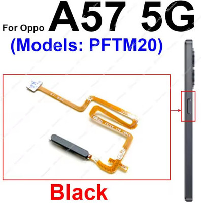 imbi Fingerprint Sensor A57 5G Black Oppo A57 5G Fingerprint Sensor with Flex Cable Fingerprint Sensor Flex cable