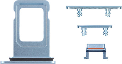 Anonymous XR Blue OG__ Apple iPhone XR Blue Outer Sim Tray With Side Volume And Power ON/OFF Button