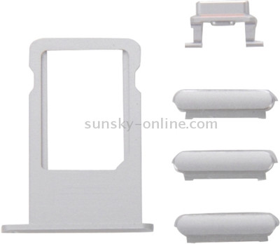 Anonymous 6s Silver OG__ Apple iPhone 6s Silver Outer Sim Tray With Side Volume And Power ON/OFF Button
