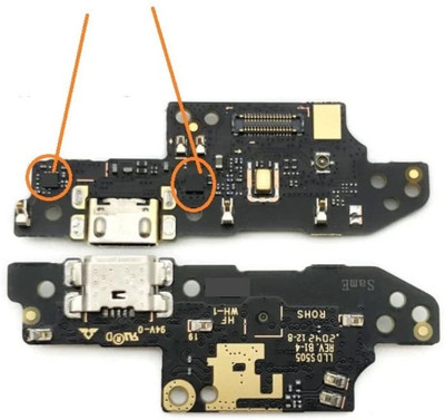 Sandreezz (MZB0A0MINCCBD) Xiaomi Poco C31 (Charging CC patta Charging Flex Board) Charging PCB Complete Flex