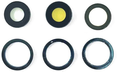 Spares4ever 12 Pro Black with Frame Black iPhone 12 Pro Black Camera Lens Glass