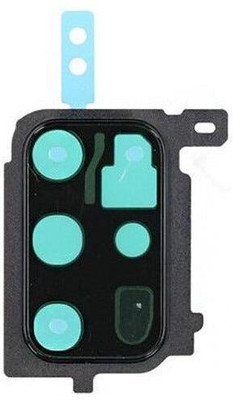 Spares4ever Galaxy S20 Plus Black with Frame Black Galaxy S20 Plus Black Camera Lens Glass