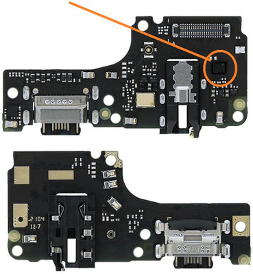Shockware USB Port USB Charging Port Board (IC Present, supports fast charging) _4 Note 10 Charging PCB Complete Flex