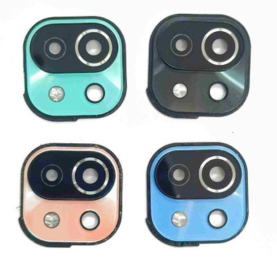 Spares4ever Xiaomi Mi 11 Lite Green with Frame Green Mi 11 Lite Green Camera Lens Glass