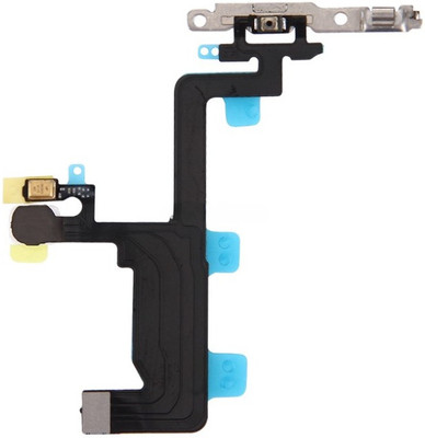 Sandreezz Power Button & Flashlight Flex Cable with Brackets for Apple iPhone 6 Power ON/OFF Button