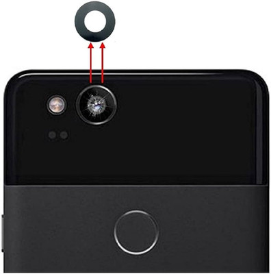 Spares4ever Google Pixel 2XL Black Black Pixel 2XL Black Camera Lens Glass