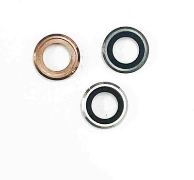 Spares4ever iPhone 6s Black with Frame Black iPhone 6s Black Camera Lens Glass