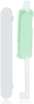 SPAREWARE LK68556 Google Pixel 4A -White + Green Power ON/OFF Button