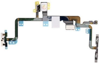 Sandreezz Power Button & Flashlight Flex Cable with Brackets for Apple iPhone 7 Plus Volume Button Flex Cable