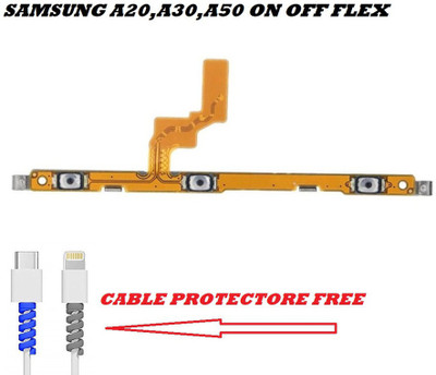 WowMax Power & On-off Button/patta/key/ Flex Cable for SAMSUNG A20,A30,A50 SAMSUNG A20,A30,A50 POWER & ON OFF PATTA Power ON/OFF Button