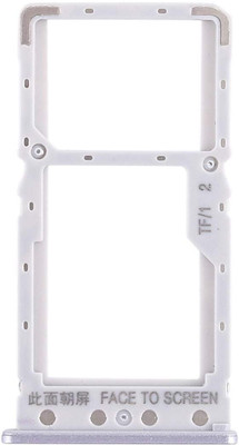 SPAREWARE Sim Card Tray(Compatible With Mi Redmi 6 - Silver)