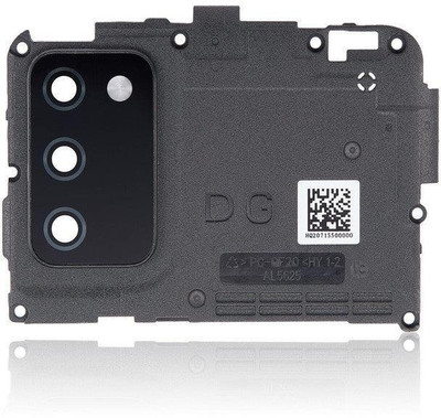 Spares4ever A03s Black with Frame Black Galaxy A03s Black Camera Lens Glass