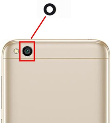 KezeMize (MCG3B) Xiaomi Redmi 5A (Real Back Camera lens Glass) Camera Lens Glass
