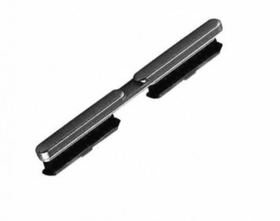 VNSALES A54 Volume Side Button Outer for Oppo A54 Black Power ON/OFF Button