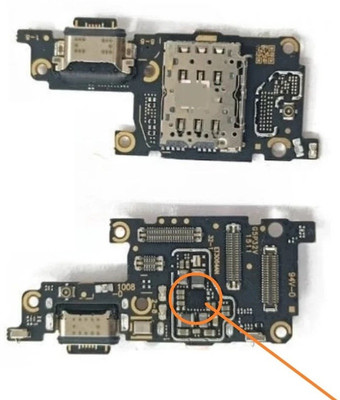 Sandreezz (VIV2132CBD) Vivo V23 Pro (Charging CC patta Charging Flex Board) Charging PCB Complete Flex