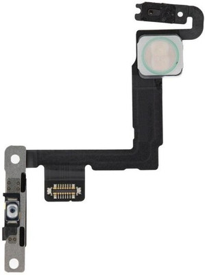 Sandreezz Power Button & Flashlight Flex Cable with Brackets for Apple iPhone 11 Power ON/OFF Button