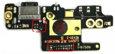 Sandreezz (M19001F7GCBD) Redmi Note 7 (Charging CC patta Charging Flex Board) Charging PCB Complete Flex