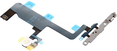 Sandreezz Power Button & Flashlight Flex Cable with Brackets for Apple iPhone 6 Power ON/OFF Button