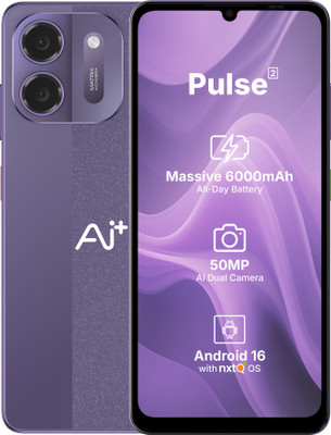 Ai+ Pulse 2 (Purple, 128 GB)(6 GB RAM)