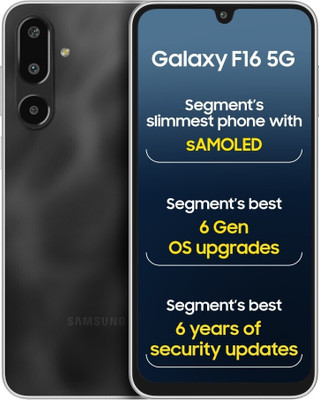 Samsung Galaxy F16 5G (Bling Black, 128 GB)(8 GB RAM)
