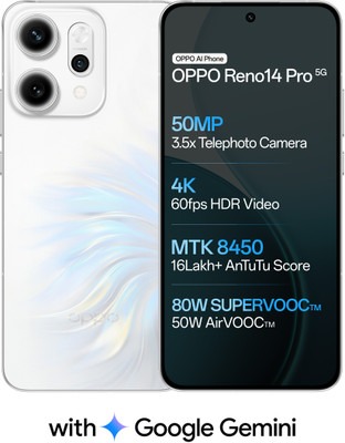 OPPO Reno14 Pro 5G (Pearl White, 512 GB)(12 GB RAM)