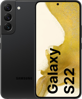 SAMSUNG Galaxy S22 5G (Phantom Black, 128 GB)  (8 GB RAM) For Rs. 37999 @ 56 %