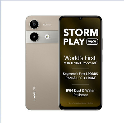 LAVA Storm Play 5G (Dune Titanium, 256 GB)(8 GB RAM)