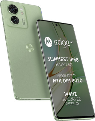 MOTOROLA Edge 40 (Nebula Green, 256 GB) On Flipkart For Rs. 23999