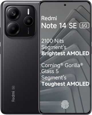 REDMI Note 14 SE 5G (Titan Black, 128 GB)(6 GB RAM)