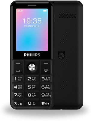 PHILIPS All New E2221 Sleek & Stylish Keypad Mobile(Black)