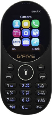 G'Five Shark One Keypad Phone(Matt Black)