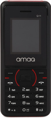amaq Q11 Dual Sim| Smart LED Torch | 3000 Mah Big Battery(Red)