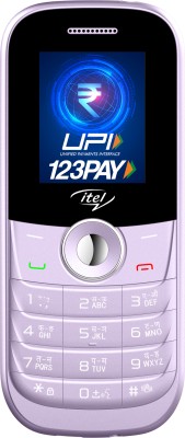 itel SG200 Keypad Phone with 1200mAh Battery 1.3 MP Camera 1.8 inch Display UPI Pay(Light Purple)