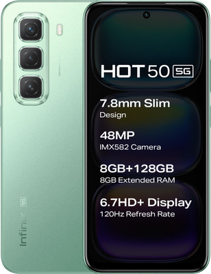 Infinix Hot 50 5G (Sage Green, 128 GB)(8 GB RAM)